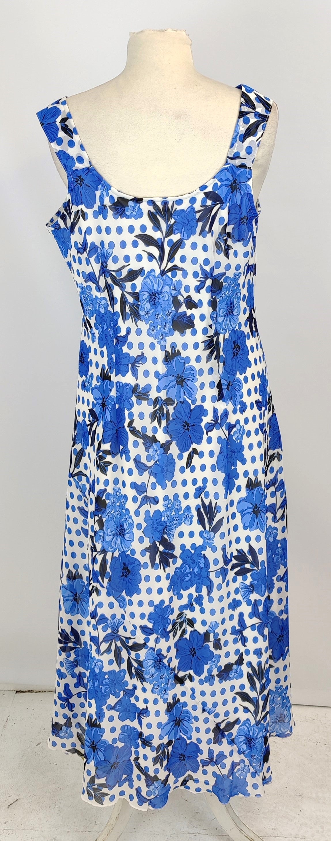 Julipa Mother of the Bride Outfit Dress and Shrug- Blue and White
