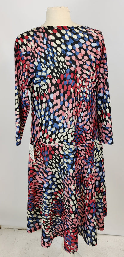 J'aime La Vie Amelia Dress- multicolour print