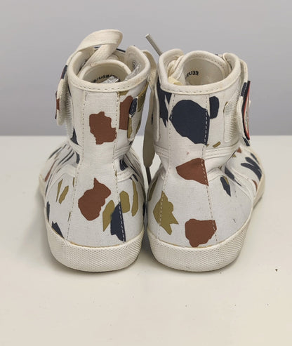 Hunter Terrazzo Canvas Sneakers - white and camouflage