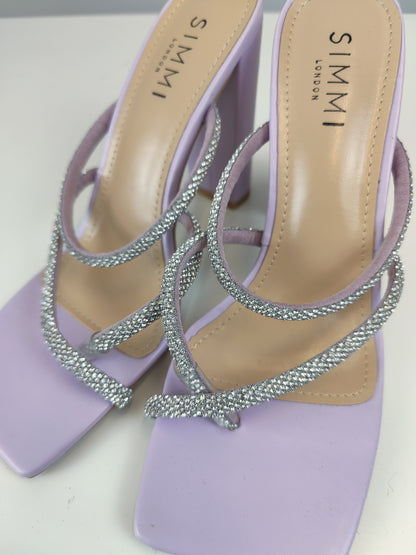 SIMMI Lilac Heera Heels