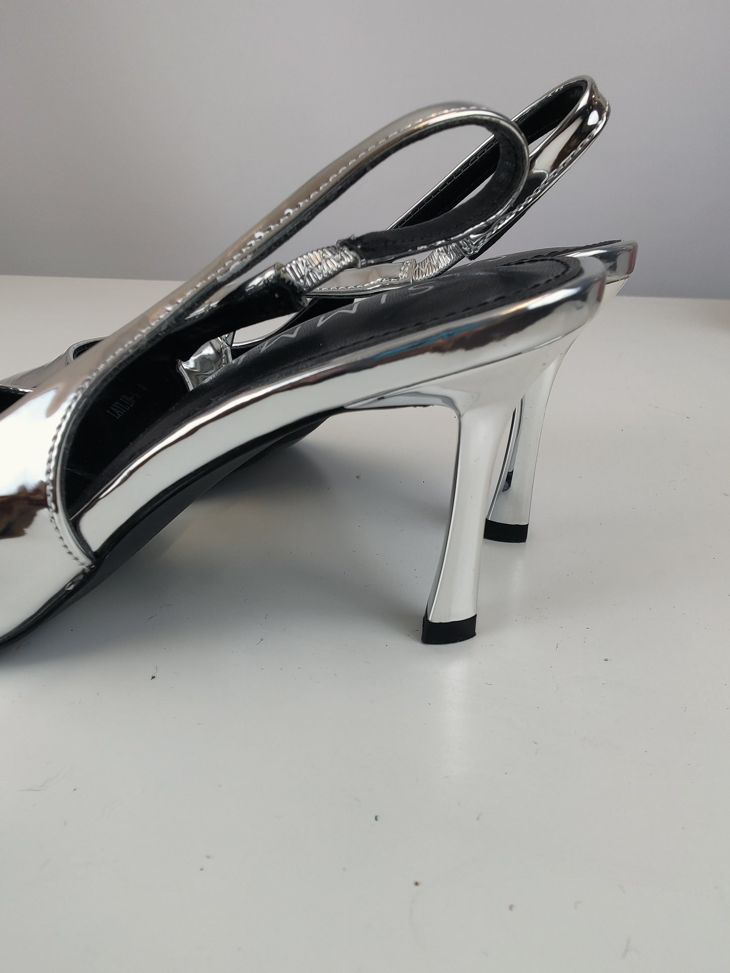 SIMMI London Silver Mirror Heels