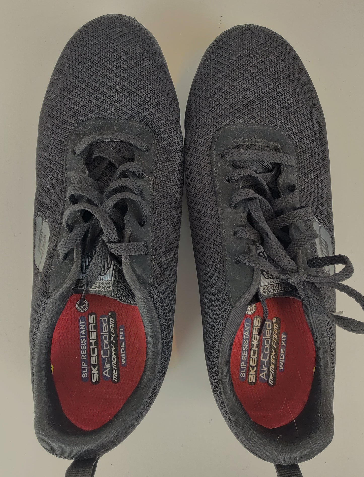Skechers Black Slip Resistant Trainers