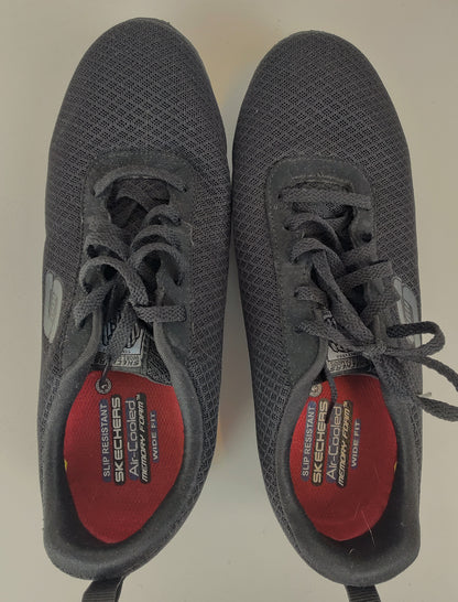 Skechers Black Slip Resistant Trainers