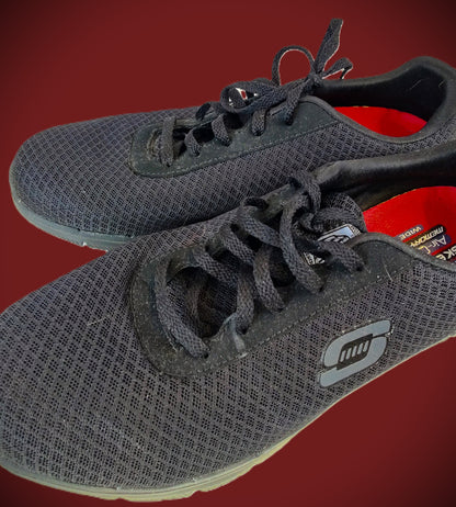 Skechers Black Slip Resistant Trainers