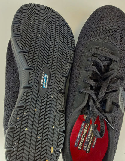 Skechers Black Slip Resistant Trainers