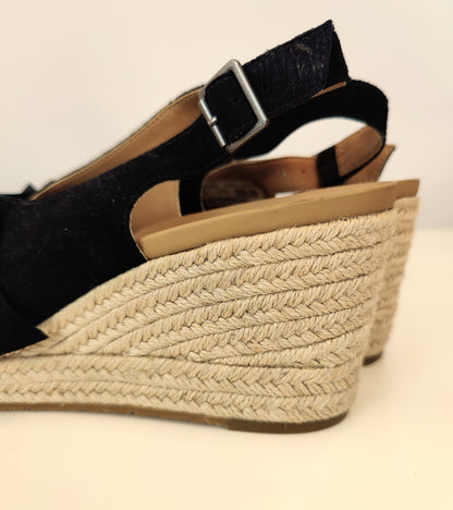 UGG® Wedges-Beige and Black