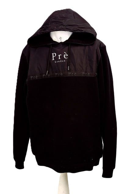 Pré London Mens Hoodie- Black