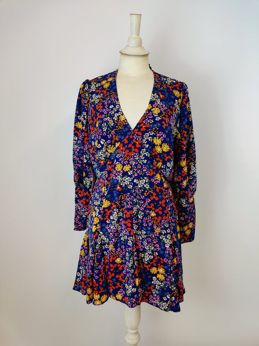 Ax Paris Floral Dress - UK 14
