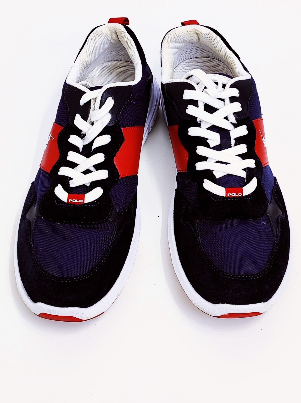 Polo by Ralph Lauren Trainers-Navy, Red and White