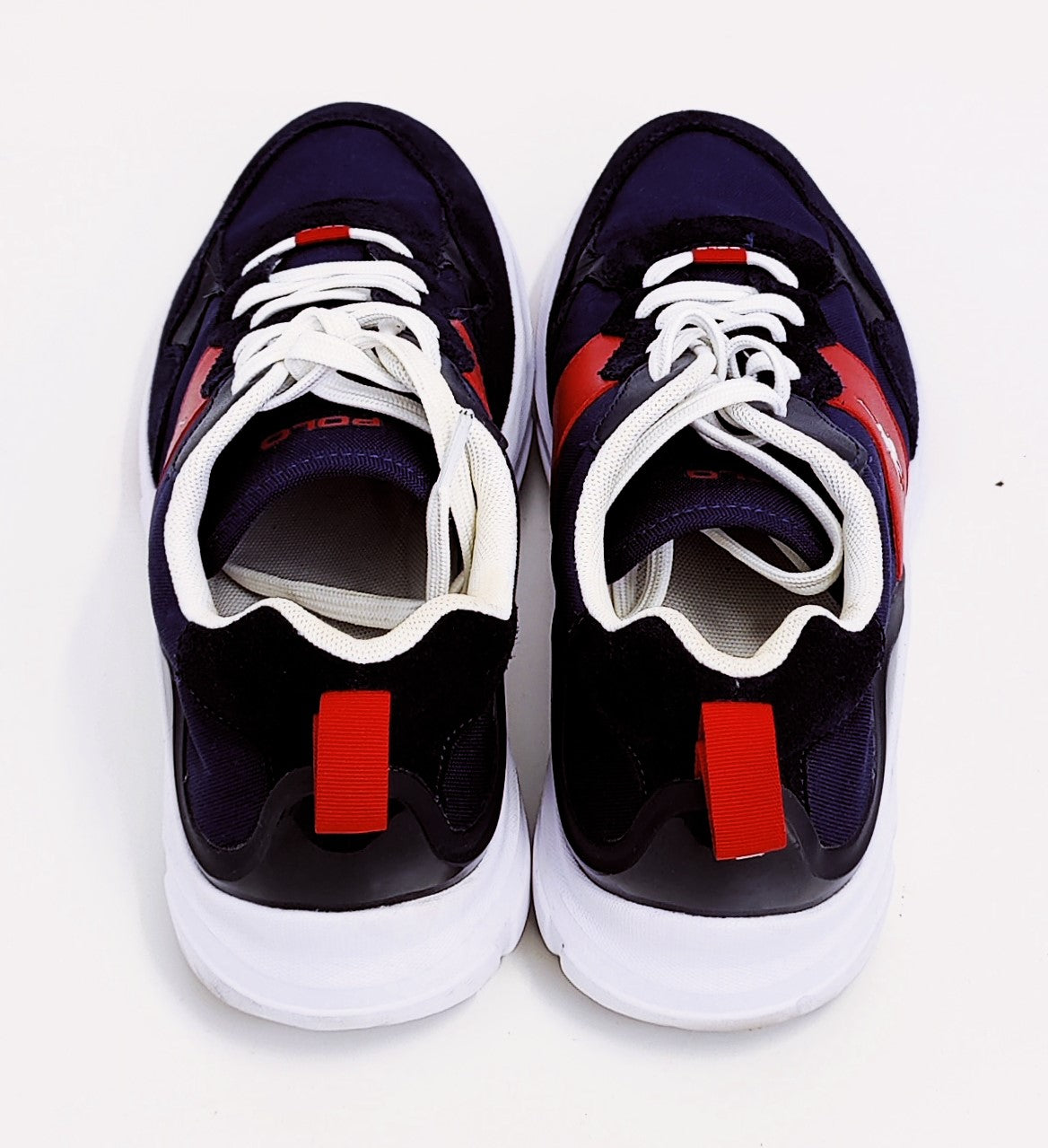 Polo by Ralph Lauren Trainers-Navy, Red and White