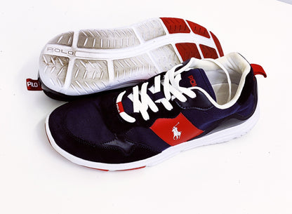 Polo by Ralph Lauren Trainers-Navy, Red and White