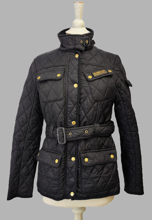 Barbour  International Polarquilt Fleece Lined Quilted Jacket - Black