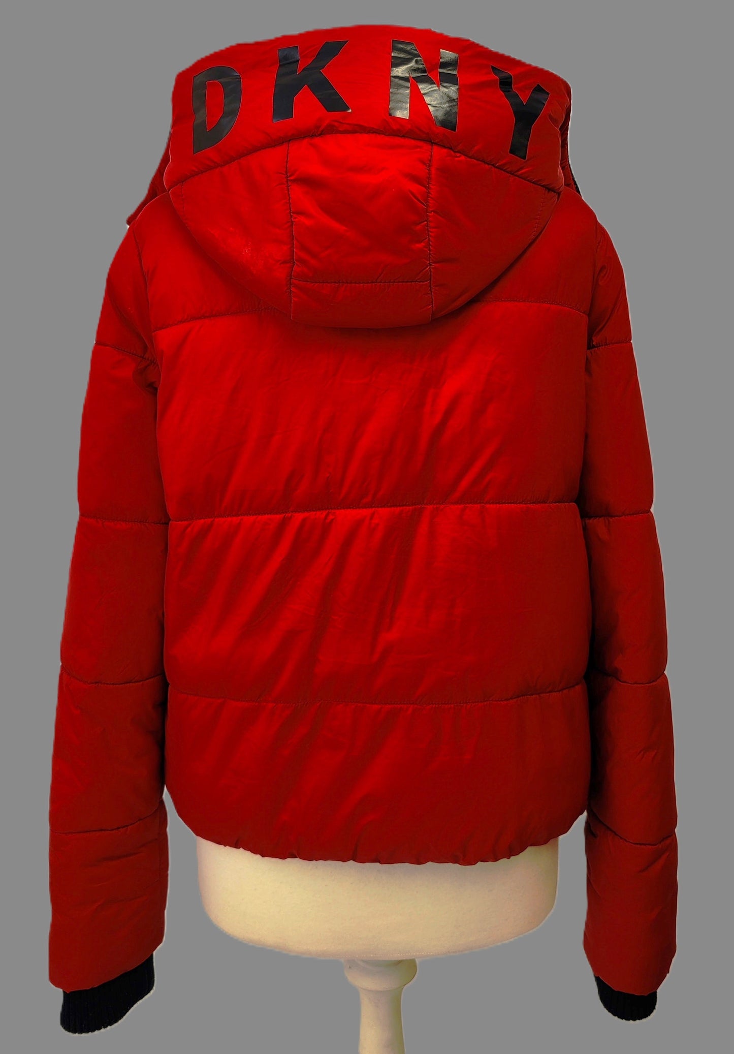 DKNY Womens Puffer Jacket - Red