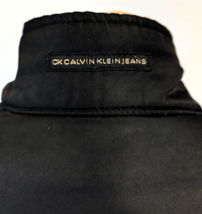 Calvin Klein Jeans® Women's Bomber Jacket- Black/White