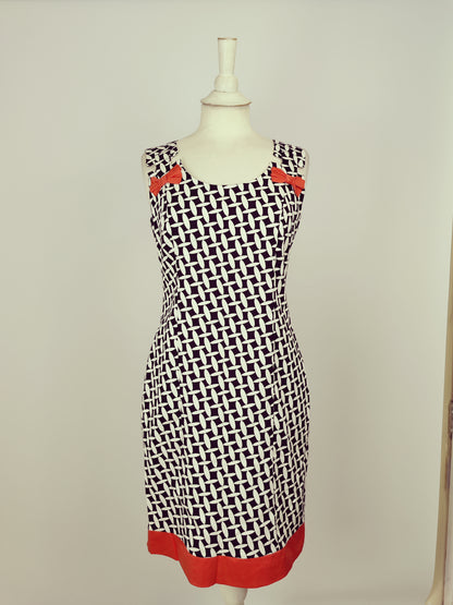 Batida Coral and Black Two Piece Set