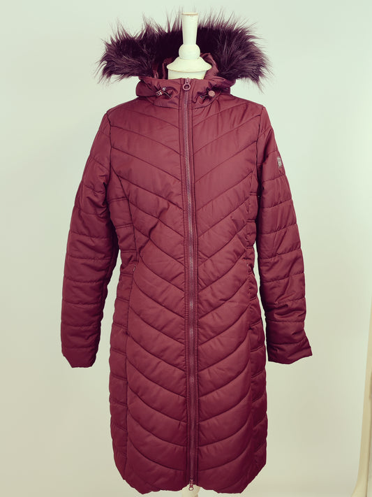 Regatta Dark Burgundy Hooded Coat
