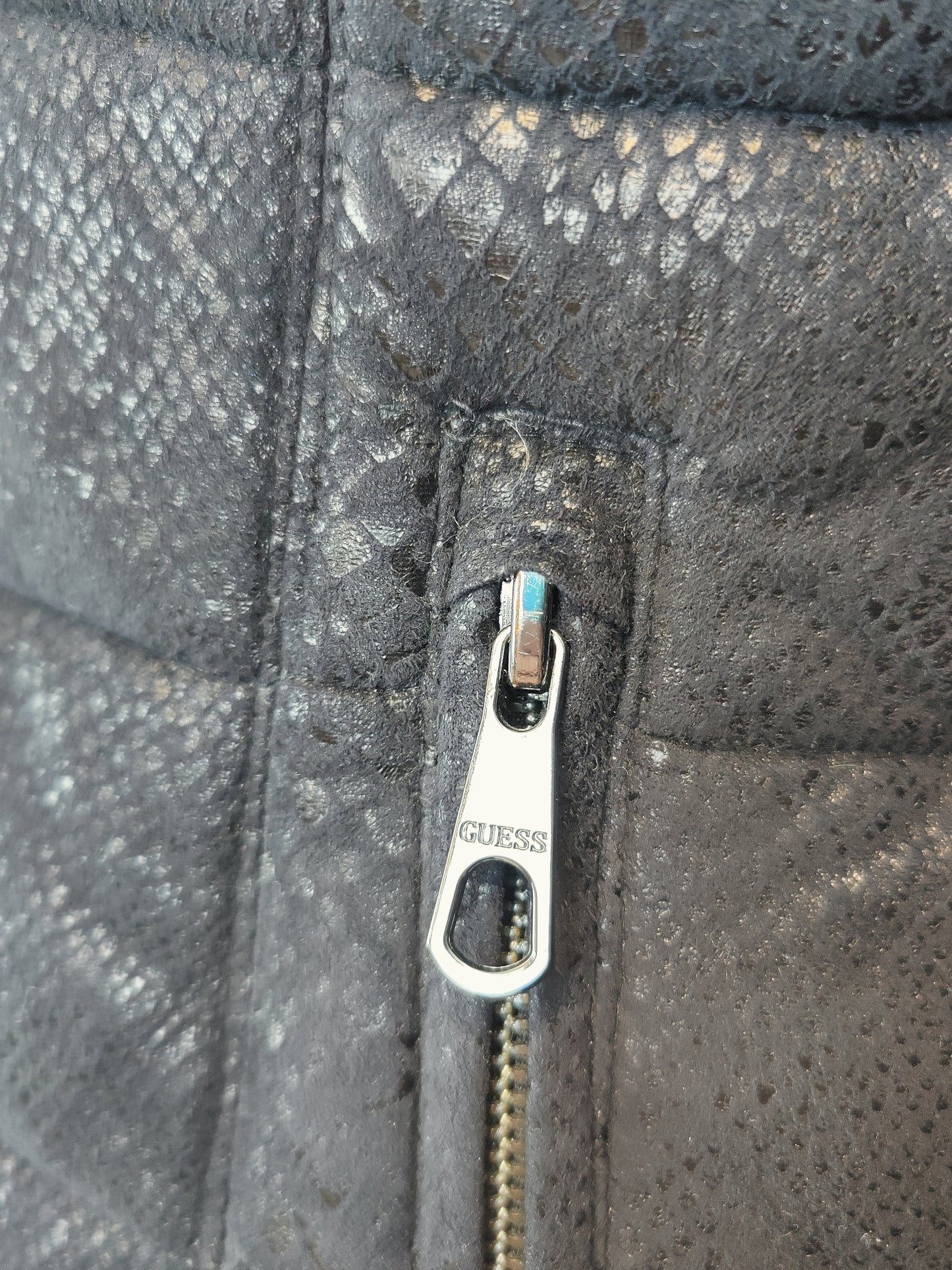Guess Quilted Black Jacket