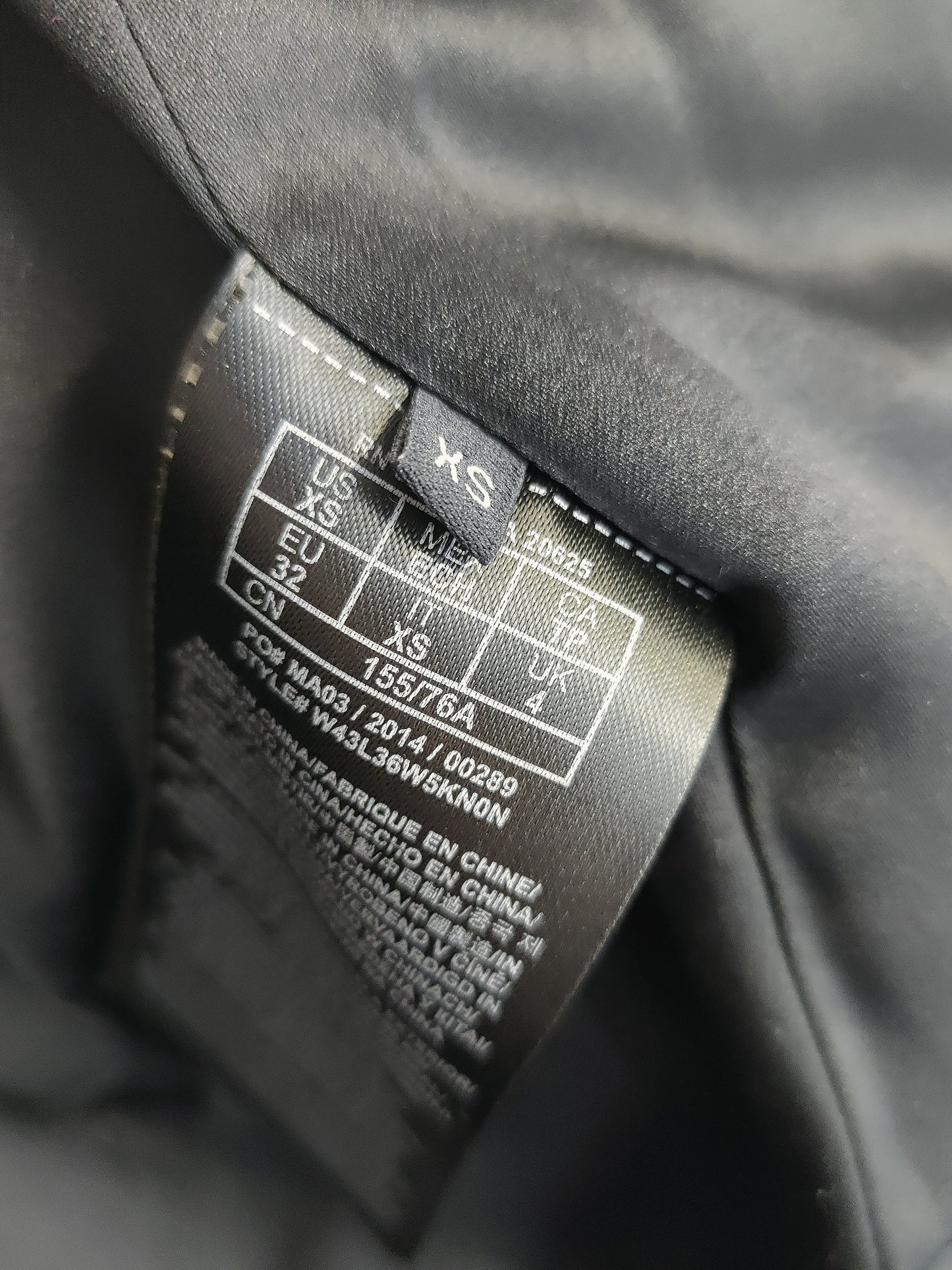 Guess Quilted Black Jacket