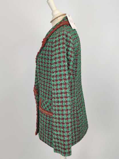 Savida Red and Green Tartan Jacket