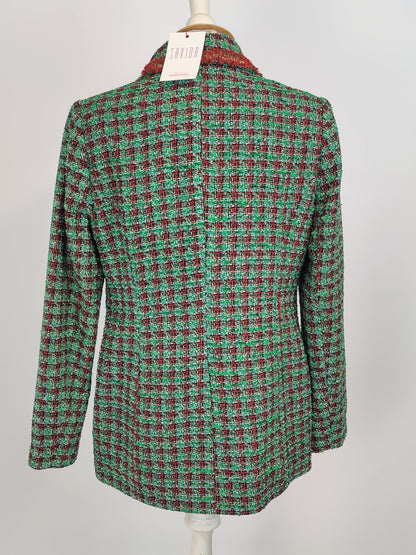 Savida Red and Green Tartan Jacket