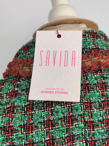 Savida Red and Green Tartan Jacket