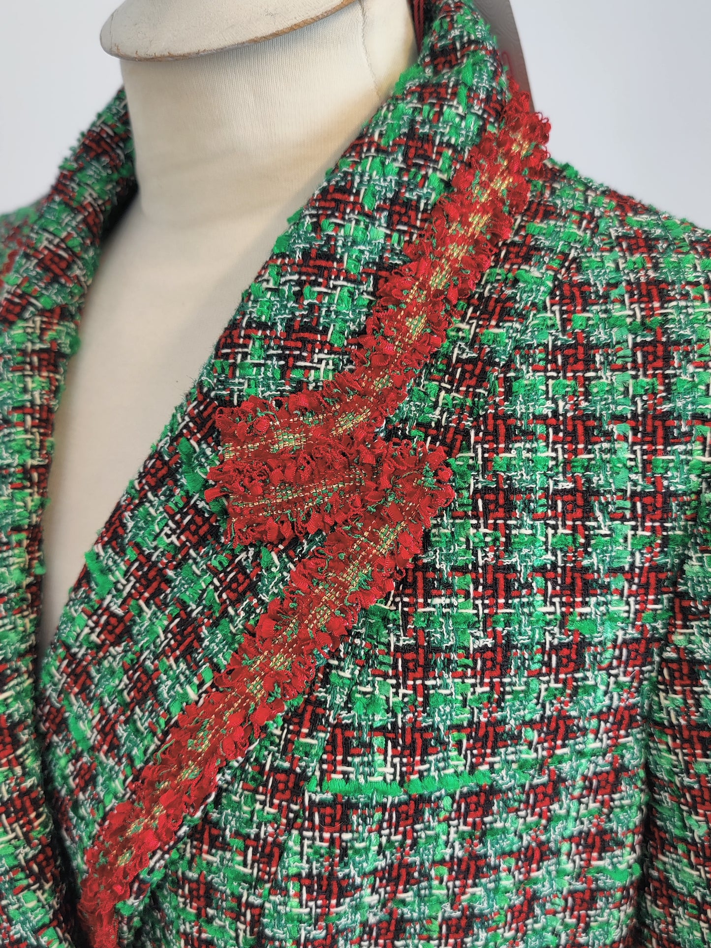 Savida Red and Green Tartan Jacket