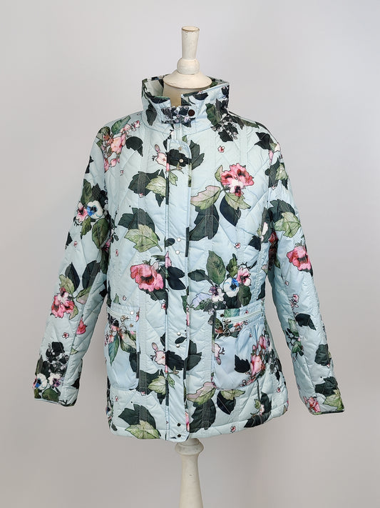 Mudflower Floral Padded Jacket