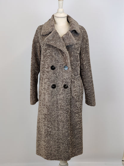 Gallery Mocha Long Teddy Coat