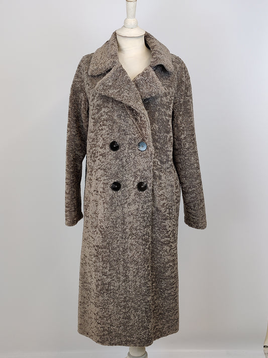 Gallery Mocha Long Teddy Coat