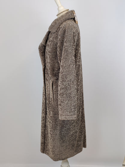 Gallery Mocha Long Teddy Coat