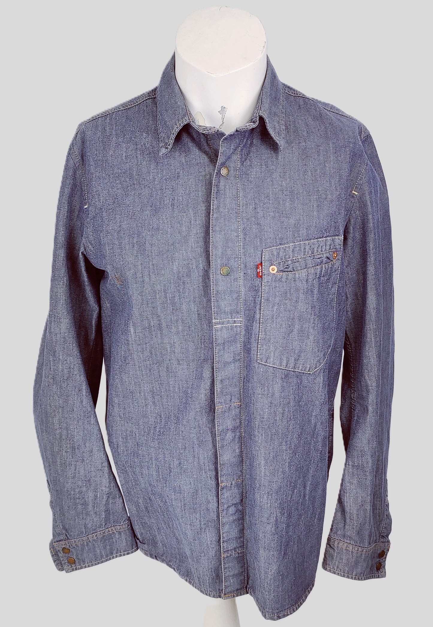 Levis®Red Tab™Coolmax Jeans Denim Shirt-Blue