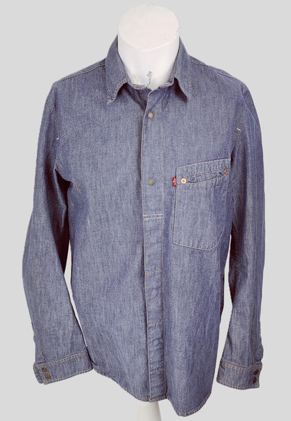 Levis®Red Tab™Coolmax Jeans Denim Shirt-Blue