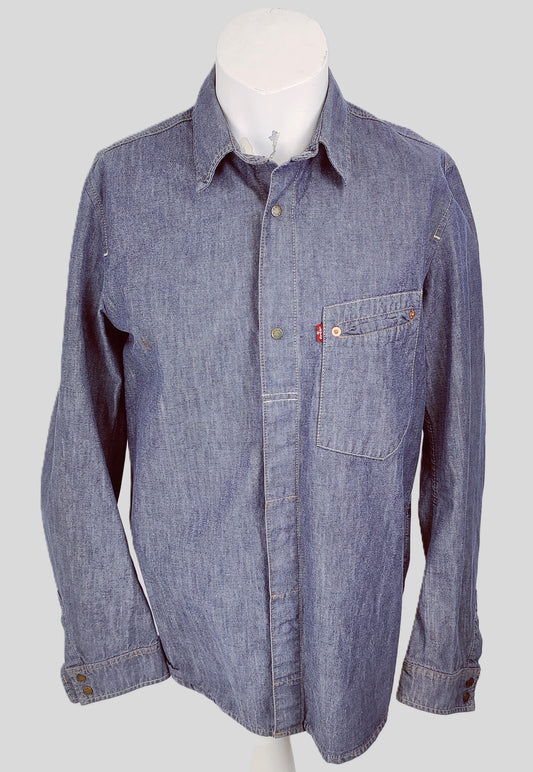 Levis®Red Tab™Coolmax Jeans Denim Shirt-Blue