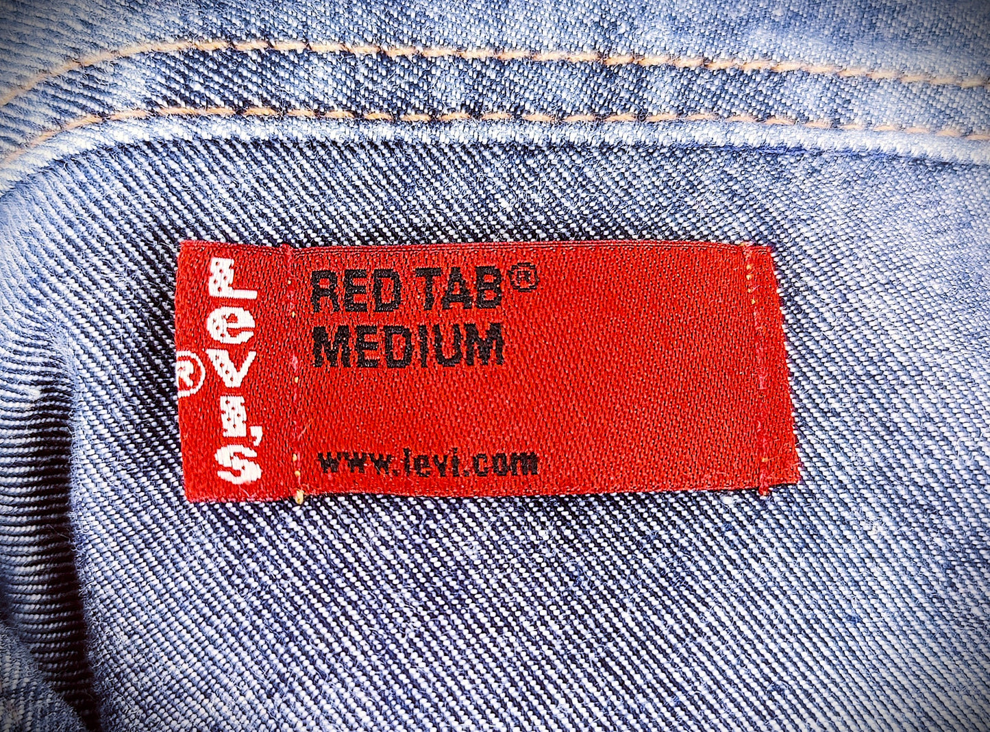 Levis®Red Tab™Coolmax Jeans Denim Shirt-Blue