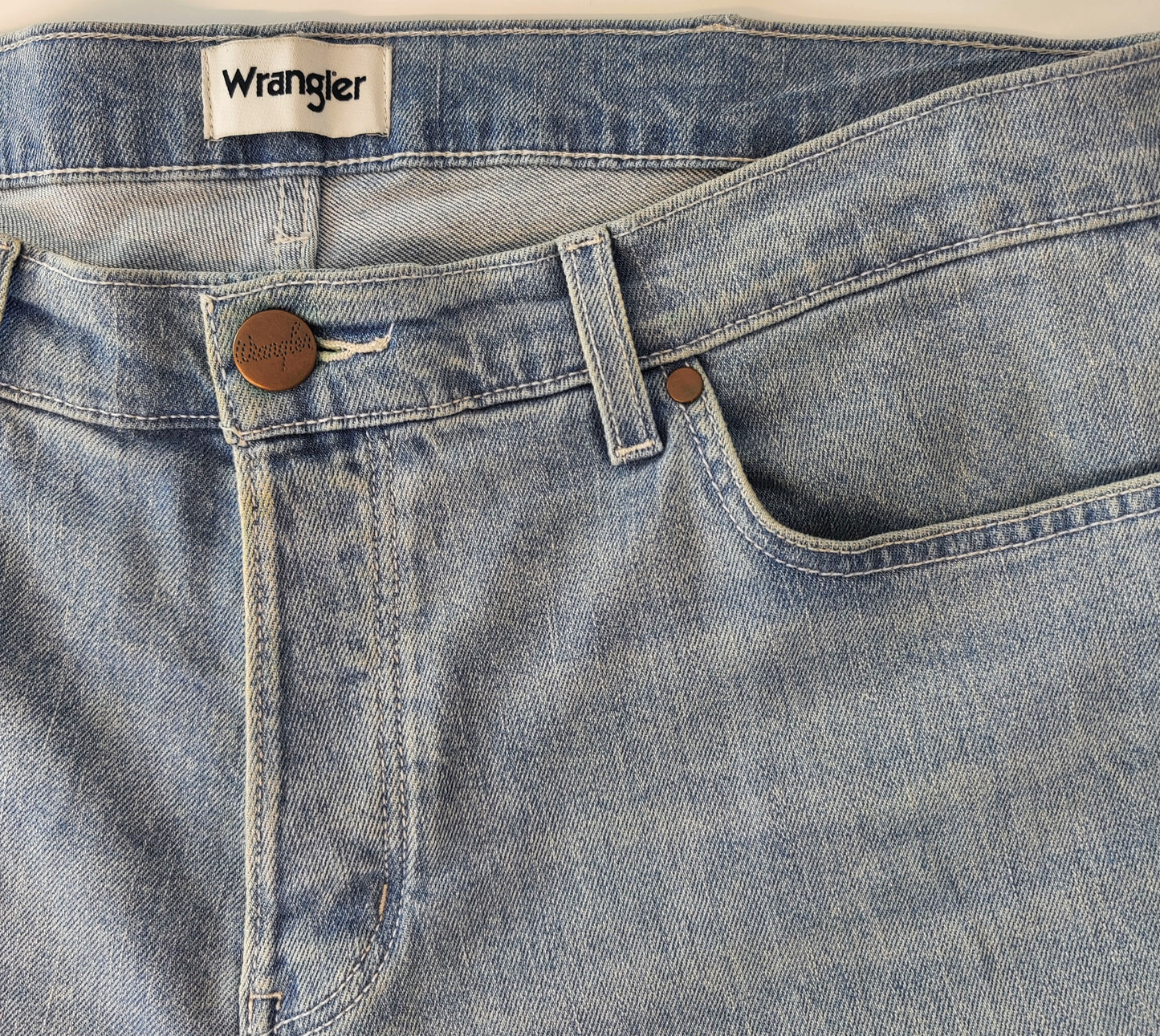 Wrangler Spencer Vintage Style Jeans-Light Blue