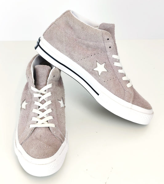 Converse One Star Mid Women's - Grey White
