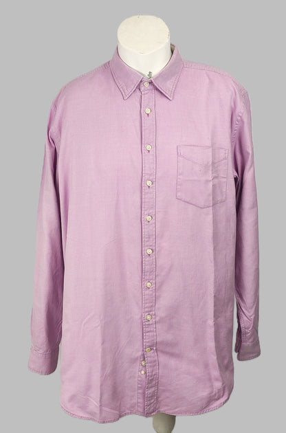 Thomas Pink Smart Casual Cotton Shirt - Pink