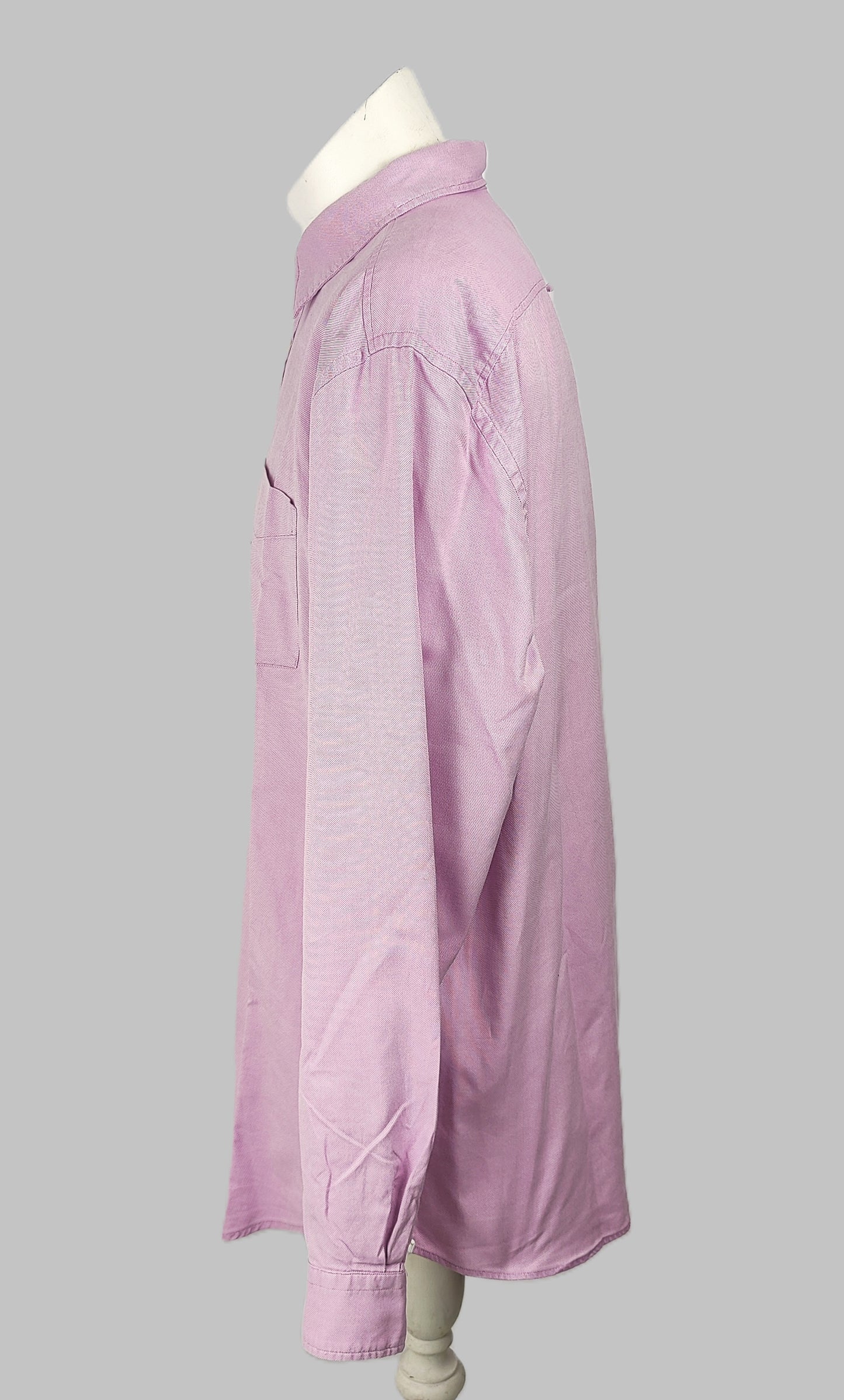 Thomas Pink Smart Casual Cotton Shirt - Pink