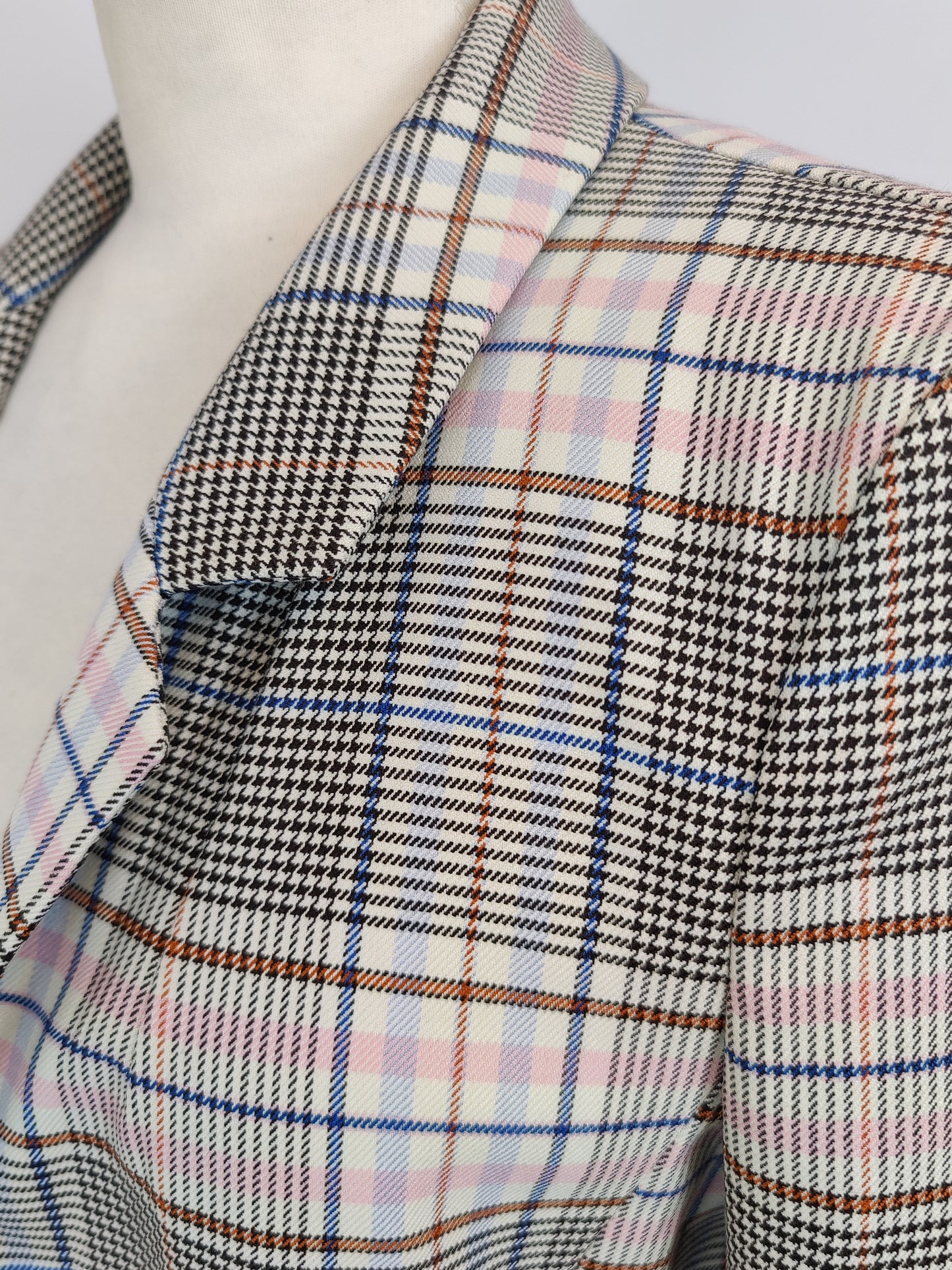 River Island Pink Check Blazer