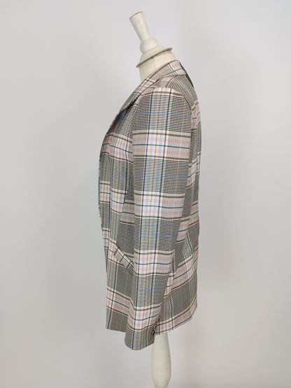 River Island Pink Check Blazer