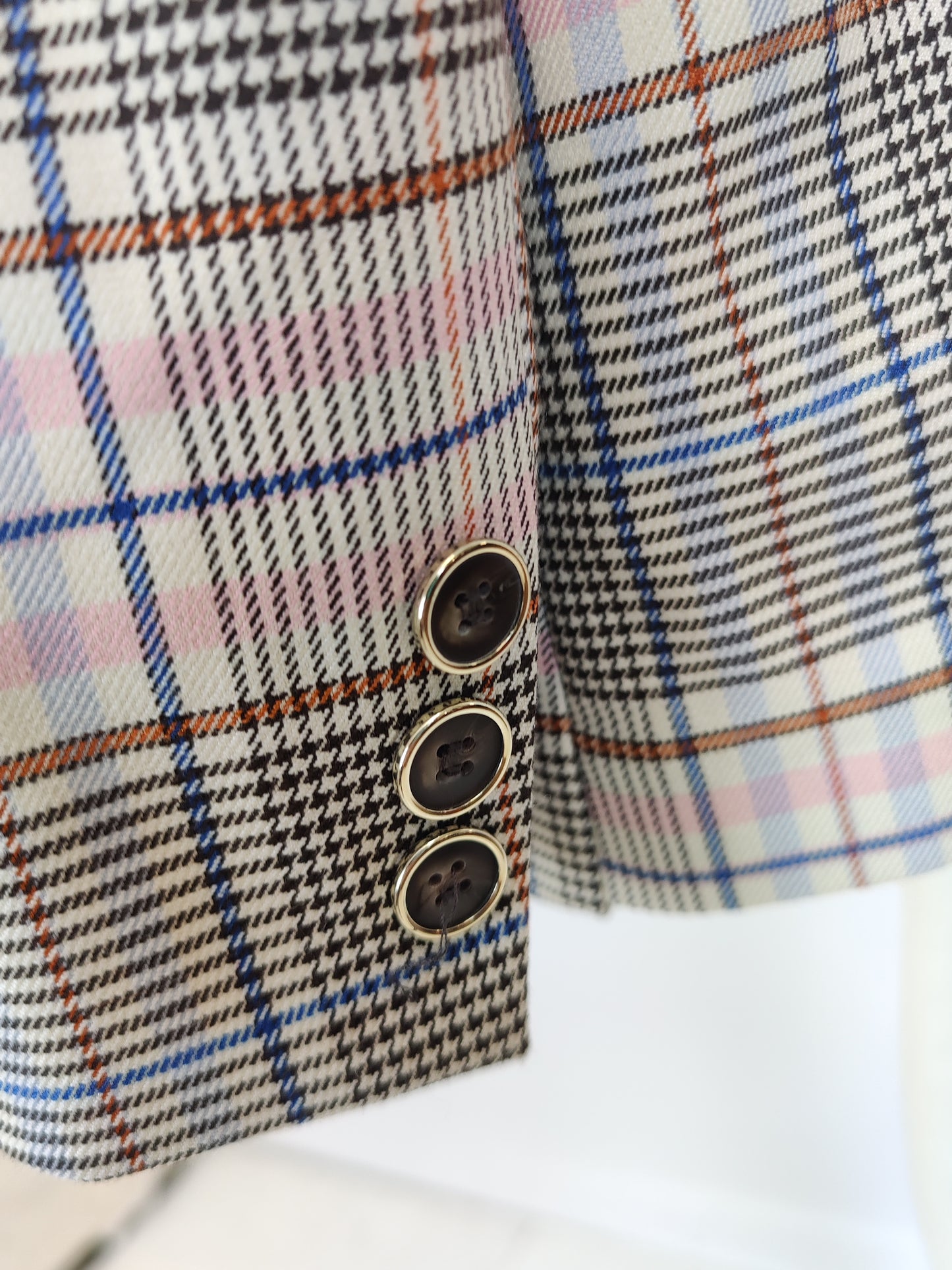 River Island Pink Check Blazer