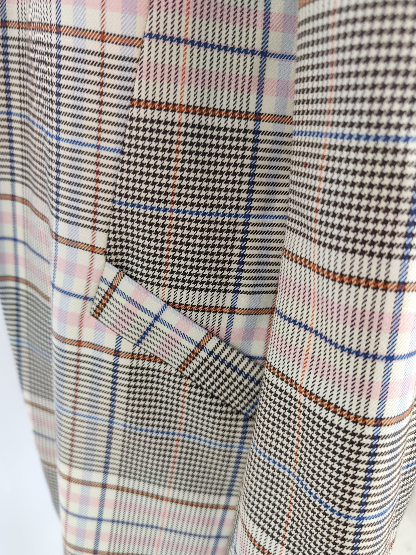 River Island Pink Check Blazer