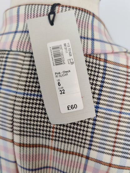 River Island Pink Check Blazer
