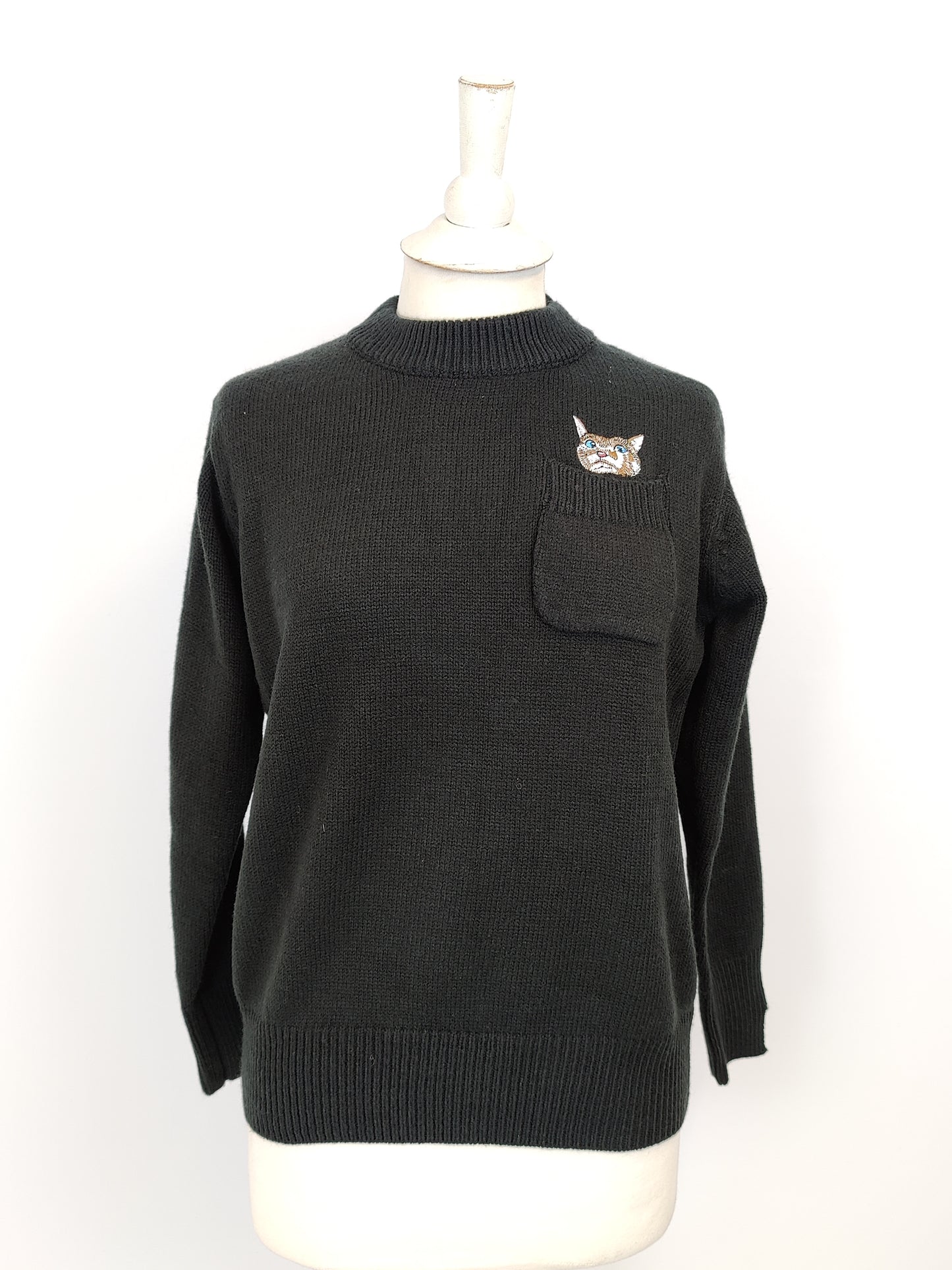 Lukewarm Black Cat Sweater