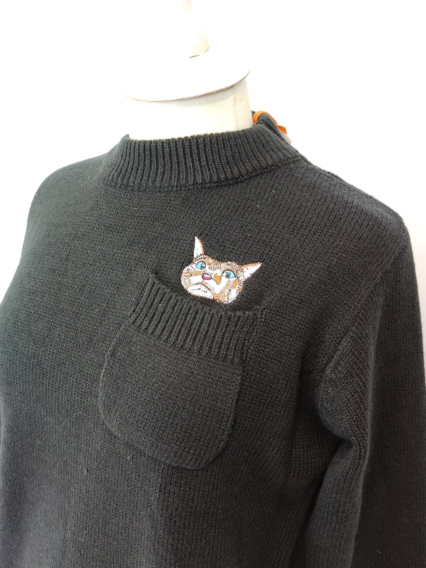 Lukewarm Black Cat Sweater