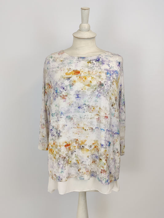 Phase Eight Multi Coloured Layer Top