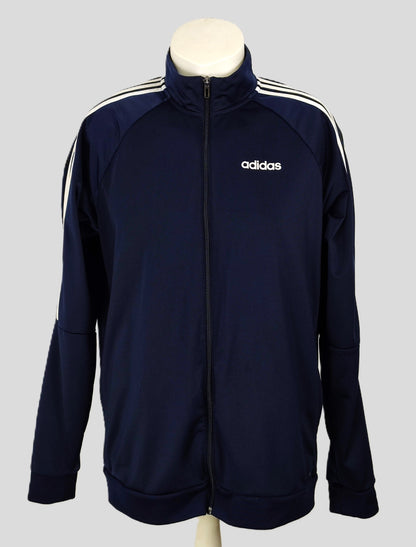 Adidas Climalite Zip-Up Tracksuit Top-Navy