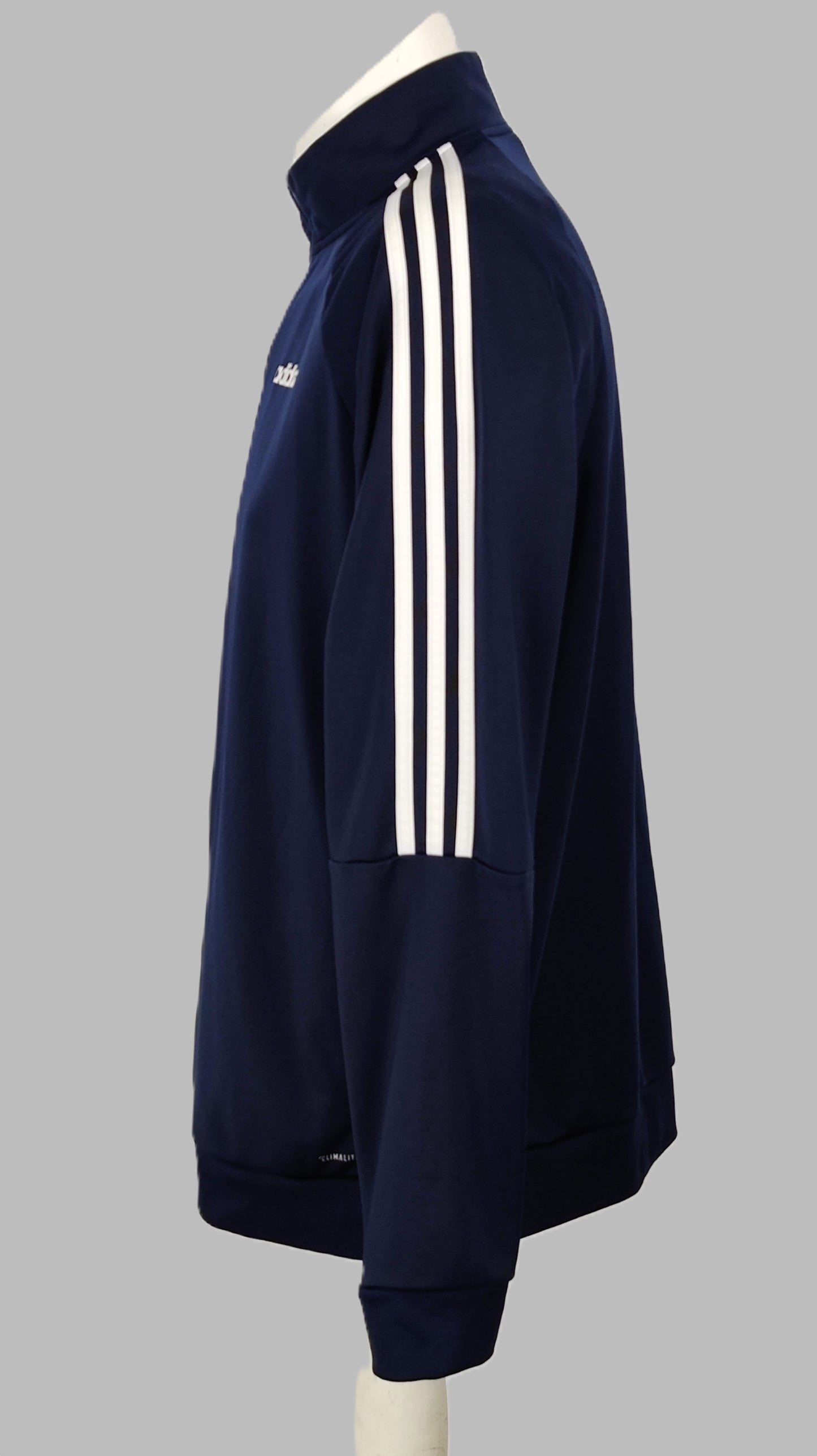 Adidas Climalite Zip-Up Tracksuit Top-Navy