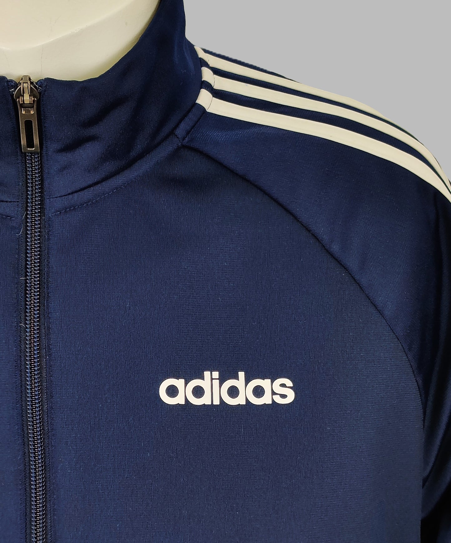 Adidas Climalite Zip-Up Tracksuit Top-Navy