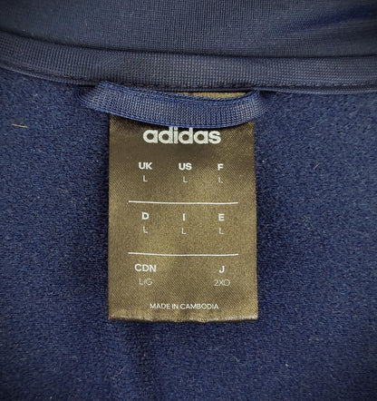 Adidas Climalite Zip-Up Tracksuit Top-Navy
